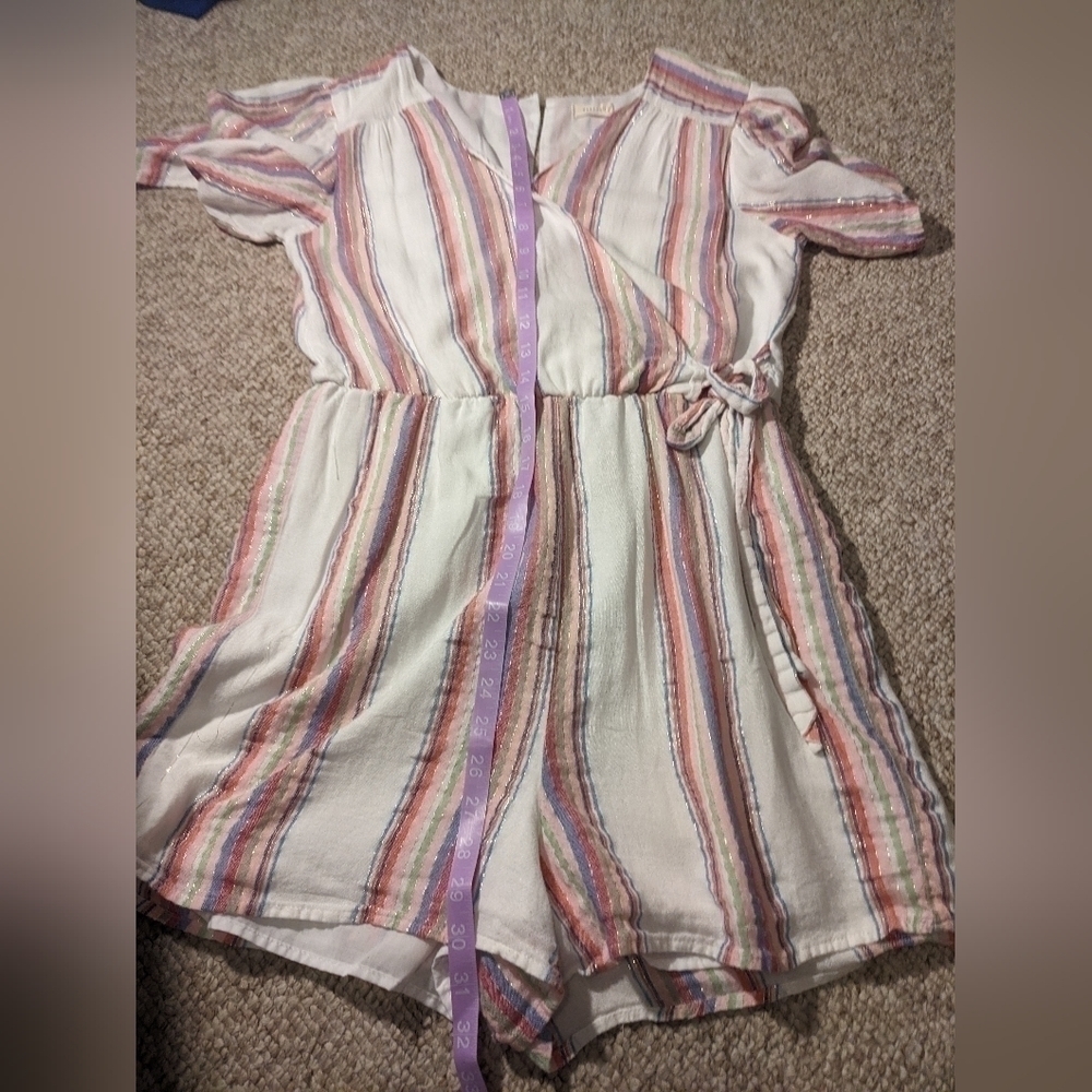 HARPER heritage, Size L, romper with metallic thread detail. - Picture 5 of 8